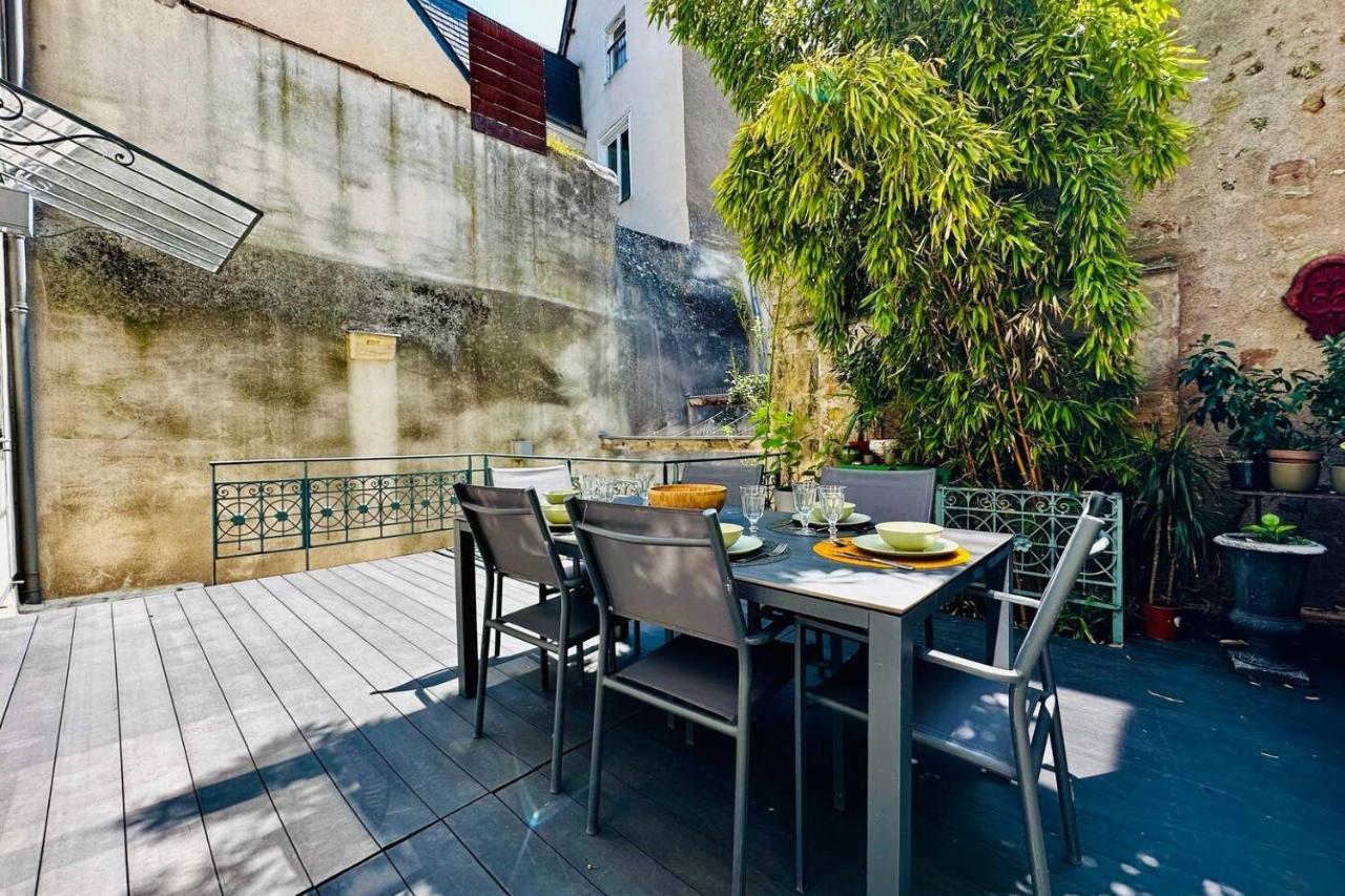 Ferienwohnung Terrasse Sur La Tour Garconnet Amboise Exterior foto