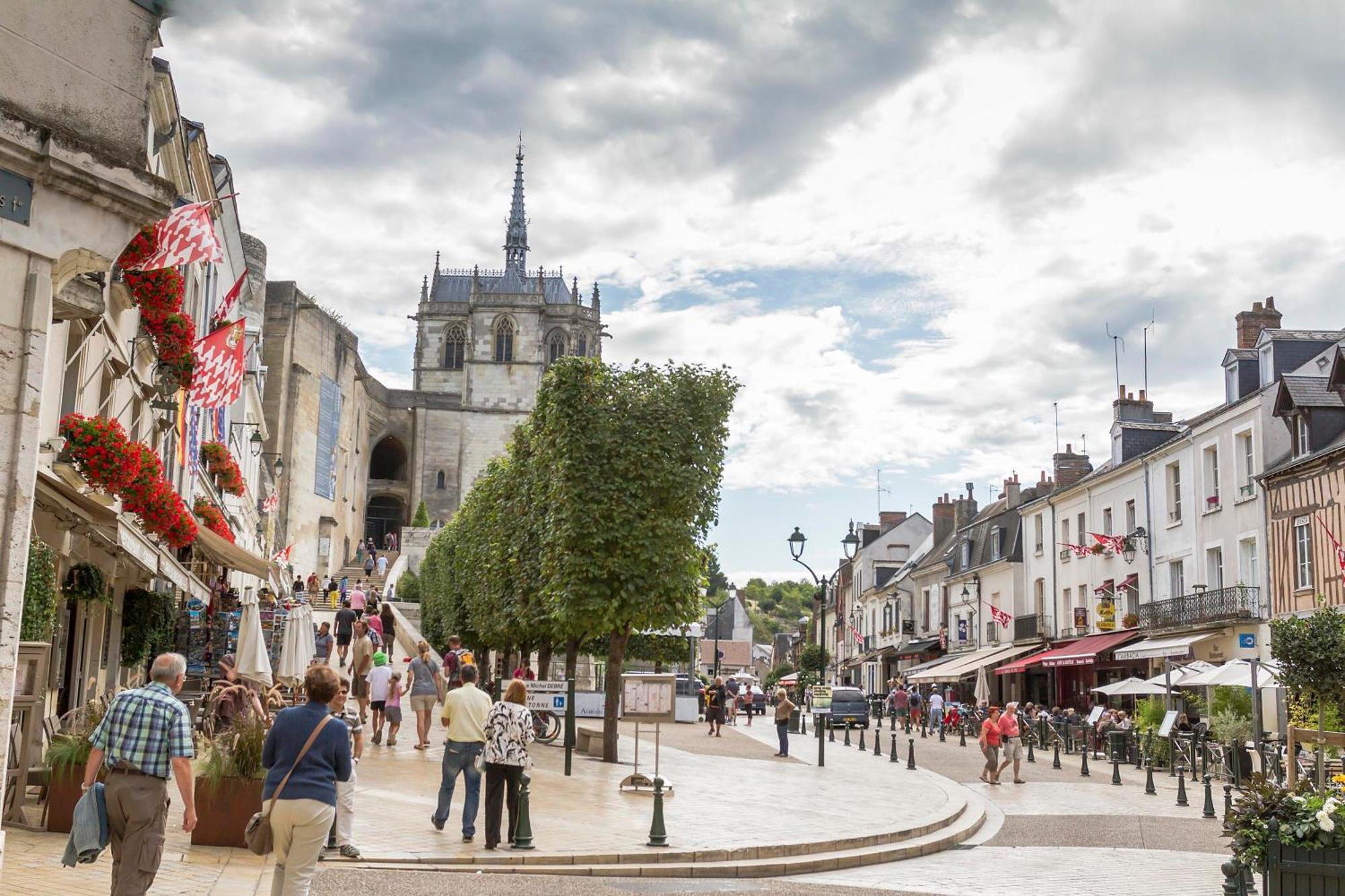 Ferienwohnung Terrasse Sur La Tour Garconnet Amboise Exterior foto